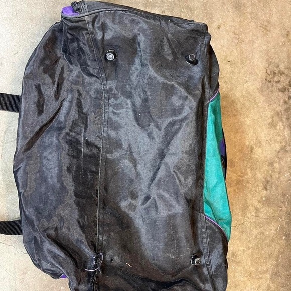 Basic Equipment Duffle Bag Teal Black Purple Gym Travel Duffel - Picture 4 of 7